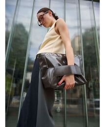 null.（ヌル）の「エコレザースタッズクラッチバック（クラッチバッグ）」