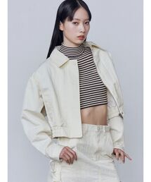 EMODA（エモダ）の「バックレースアップショートブルゾン（ブルゾン）」