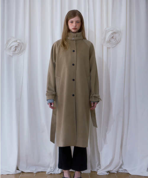 ROSEFRANTZ（ロゼフランツ）の「Half-neck Overfit Long Coat [Beige]（チェスターコート・レディース・Beige・OS）」の7枚目の写真