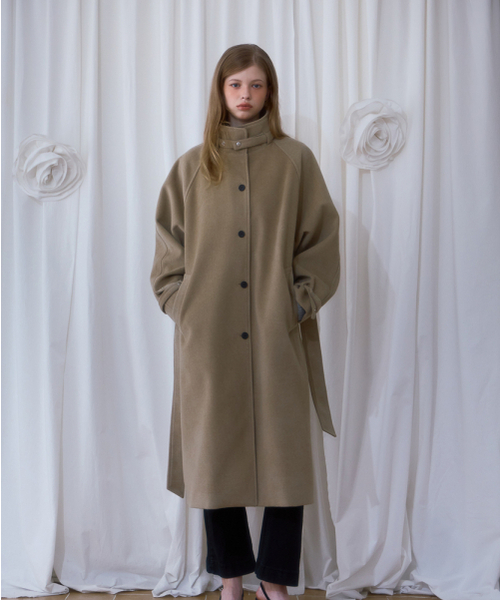 ROSEFRANTZ（ロゼフランツ）の「Half-neck Overfit Long Coat [Beige]（チェスターコート・レディース・Beige・OS）」の5枚目の写真