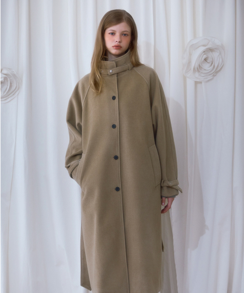 ROSEFRANTZ（ロゼフランツ）の「Half-neck Overfit Long Coat [Beige]（チェスターコート・レディース・Beige・OS）」の3枚目の写真