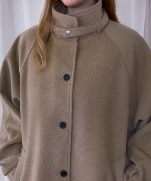 ROSEFRANTZ（ロゼフランツ）の「Half-neck Overfit Long Coat [Beige]（チェスターコート・レディース・Beige・OS）」の12枚目の写真