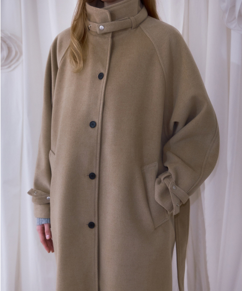 ROSEFRANTZ（ロゼフランツ）の「Half-neck Overfit Long Coat [Beige]（チェスターコート・レディース・Beige・OS）」の11枚目の写真