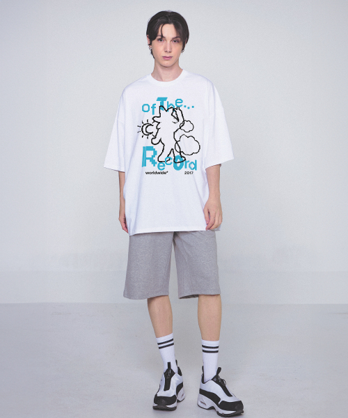 GRAVER（グレーバー）の「[ユニセックス]OF-THERECOARD 半袖Tシャツ_ホワイト（Tシャツ/カットソー・レディース・ホワイト・X-LARGE/SMALL/MEDIUM/LARGE）」の3枚目の写真