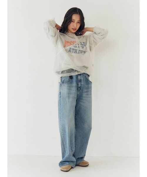 Ungrid（アングリッド）の「フードデザインチュールトップス（その他トップス・レディース・ブラック/オフホワイト/オレンジ・FREE）」の13枚目の写真