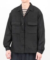 NOLLEY’S | ポリスエード シャツブルゾン / ウォッシャブル / イージーケア(シャツ/ブラウス)