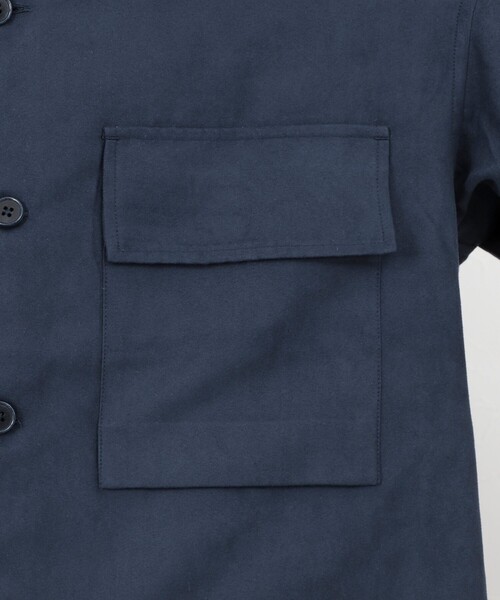 NOLLEY’S(ノーリーズ)の「ポリスエード シャツブルゾン / ウォッシャブル / イージーケア(シャツ/ブラウス・メンズ・ネイビー/ブラウン/ブラック・S/M/L)」の6枚目の写真