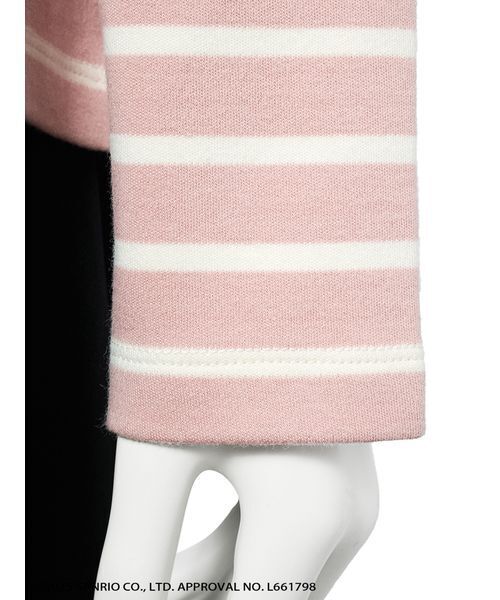 FURFUR（ファーファー）の「HELLO KITTYボーダーカットソー（Tシャツ/カットソー・レディース・ブラック/ホワイト/ピンク・F）」の11枚目の写真