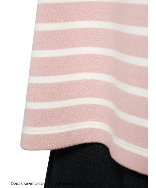 FURFUR（ファーファー）の「HELLO KITTYボーダーカットソー（Tシャツ/カットソー・レディース・ブラック/ホワイト/ピンク・F）」の12枚目の写真