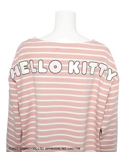 FURFUR（ファーファー）の「HELLO KITTYボーダーカットソー（Tシャツ/カットソー・レディース・ブラック/ホワイト/ピンク・F）」の13枚目の写真