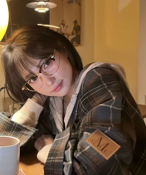 MUCENT(ムセント)の「ロースターポケットチェックシャツ(成人男女共用)(シャツ/ブラウス・レディース・ブラウン・FREE)」の7枚目の写真