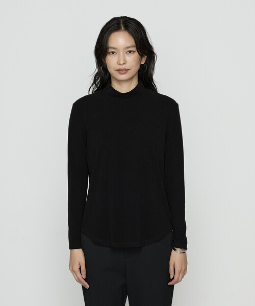 COMME CA（コムサ）の「ツイード柄リバージャージー アンサンブルプルオーバー（Tシャツ/カットソー・レディース・ブラック/ブラウン・9号/11号）」の8枚目の写真
