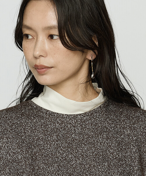 COMME CA（コムサ）の「ツイード柄リバージャージー アンサンブルプルオーバー（Tシャツ/カットソー・レディース・ブラック/ブラウン・9号/11号）」の16枚目の写真