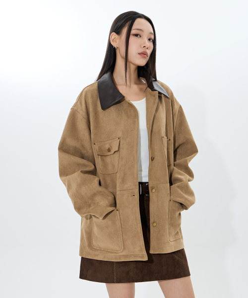 MOAA(モア)の「Artisan stitch car coat (Camel dust)(ミリタリージャケット・レディース・その他・SMALL/MEDIUM)」の1枚目の写真