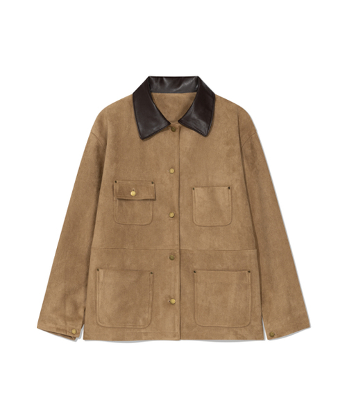 MOAA(モア)の「Artisan stitch car coat (Camel dust)(ミリタリージャケット・レディース・その他・SMALL/MEDIUM)」の6枚目の写真