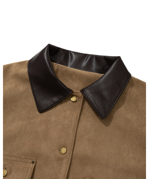MOAA(モア)の「Artisan stitch car coat (Camel dust)(ミリタリージャケット・レディース・その他・SMALL/MEDIUM)」の4枚目の写真