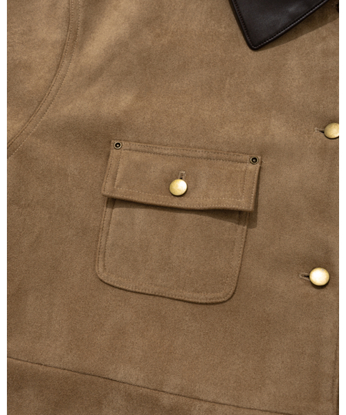 MOAA(モア)の「Artisan stitch car coat (Camel dust)(ミリタリージャケット・レディース・その他・SMALL/MEDIUM)」の3枚目の写真