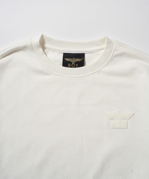 BOY LONDON(ボーイロンドン)の「【BOY LONDON】BOY Flocky Crew Sweat(スウェット・メンズ・ホワイト・LARGE/X-LARGE/MEDIUM)」の4枚目の写真