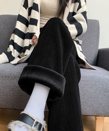 Miniministore（ミニミニストア）の「裏起毛ワイドパンツ あったかニットパンツ（スウェットパンツ・レディース）」
