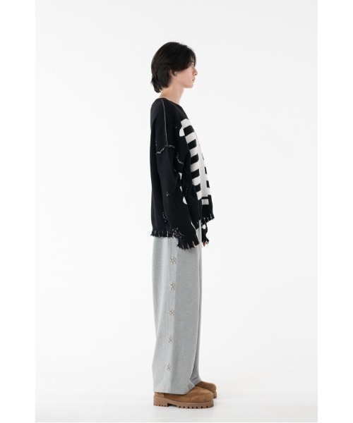 DISCOVERED（ディスカバード）の「BONE KNIT（ニット/セーター・メンズ・ブラック/グレー/ブルー・SMALL/LARGE）」の16枚目の写真