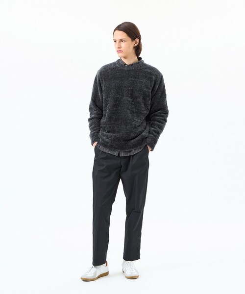 MACKINTOSH PHILOSOPHY(マッキントッシュ フィロソフィー)の「Octa(R)使用 クルーネックプルオーバー(ニット/セーター・メンズ・チャコールグレー/ブルー系その他7・38/40/36)」の3枚目の写真