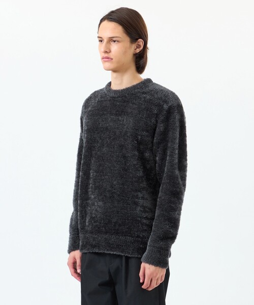 MACKINTOSH PHILOSOPHY(マッキントッシュ フィロソフィー)の「Octa(R)使用 クルーネックプルオーバー(ニット/セーター・メンズ・チャコールグレー/ブルー系その他7・38/40/36)」の9枚目の写真