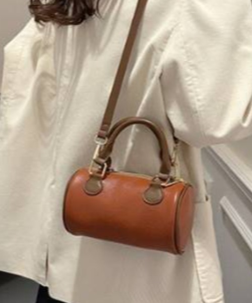 almo(アルモ)の「【portulaca】ミニボストンショルダーBAG(ショルダーバッグ・レディース・ブラウン/アイボリー/ブラック・FREE)」の15枚目の写真
