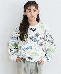 QUNTSTYLE（キュントスタイル）の「裏起毛総柄プリントトレーナー（スウェット）」