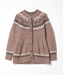 CLANE クラネ ノルディックウエストシェイプカーディガン ニット セーター CLANE - ノルディック ウエスト シェイプ カーディガン - NORDIC WEST