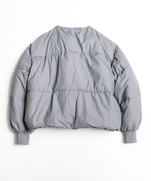 CALIFORNIA OUTFITTERS（カリフォルニア アウトフィッターズ）の「11C13 ノーカラー 中綿パテッドジャケット（ダウンジャケット/コート・メンズ・ブラック/グレー/ベージュ・FREE）」の12枚目の写真