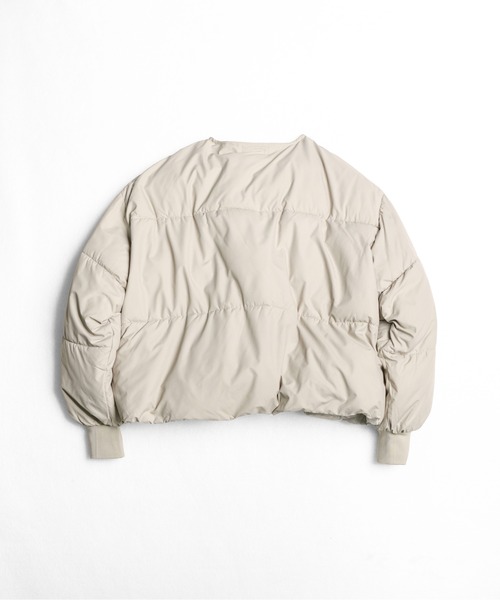 CALIFORNIA OUTFITTERS（カリフォルニア アウトフィッターズ）の「11C13 ノーカラー 中綿パテッドジャケット（ダウンジャケット/コート・メンズ・ブラック/グレー/ベージュ・FREE）」の14枚目の写真