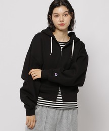 niko and...（ニコアンド）の「【Champion(チャンピオン)】別注 袖ボリュームパーカー（パーカー）」