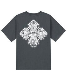 KTG0124 ツタンカーメン 半袖Tシャツ - グレー