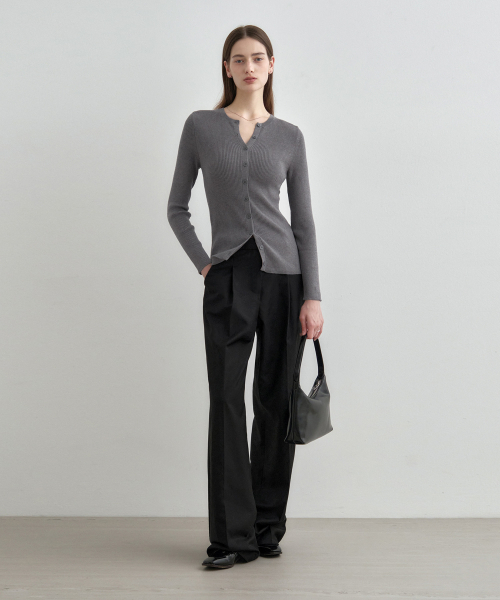 MONGDOL(モンドル)の「ワンタックワイドスラックス ブラック MDPT025BLACK(スラックス・レディース・その他・LARGE/MEDIUM/SMALL)」の10枚目の写真