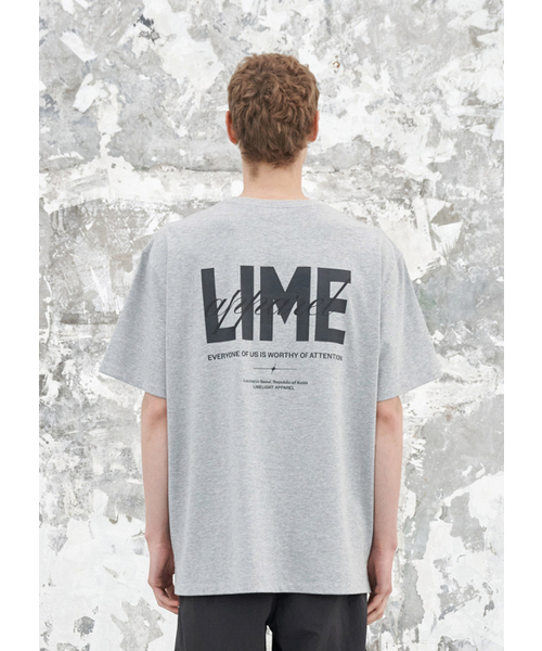 LIMELIGHT APPAREL(ライムライトアパレル)の「アパレルライムロゴTシャツ(グレー杢/グレー)(Tシャツ/カットソー・メンズ・その他・SMALL/MEDIUM/LARGE/X-LARGE)」の1枚目の写真