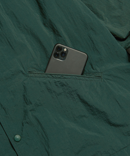 ESPIONAGE(エスピオナジ)の「Light Coach Jacket Dark Green(ナイロンジャケット・レディース・その他・MEDIUM/LARGE/X-LARGE)」の7枚目の写真