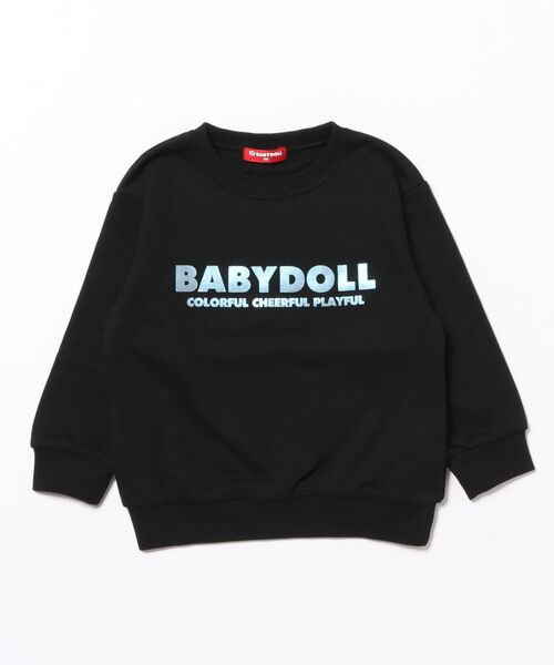 BABYDOLL(ベビードール)の「親子お揃い つながるトレーナー 1578K(スウェット・キッズ・ホワイト系1/ホワイト系2/ブラック系2/ブラック系1・80cm/90cm/100cm/110cm/120cm/130cm/150cm/140cm)」の4枚目の写真