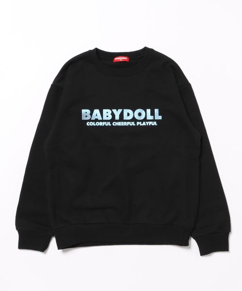 BABYDOLL(ベビードール)の「親子お揃い つながるトレーナー 1578K(スウェット・キッズ・ホワイト系1/ホワイト系2/ブラック系2/ブラック系1・80cm/90cm/100cm/110cm/120cm/130cm/150cm/140cm)」の9枚目の写真