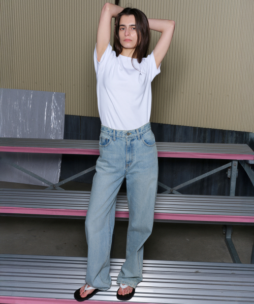 LEVAR(レバー)の「Relaxed Fit Denim - Light blue(デニムパンツ・レディース・ライトブルー・M-Long/S-Long/XS-Long/M-Short/S-Short/XS-Short)」の11枚目の写真