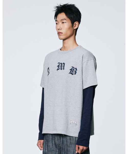 AAMBITION（アアンビション）の「AMB レイヤードロングスリーブ（メランジ）（Tシャツ/カットソー・メンズ・その他・1(M)/2(L)）」の2枚目の写真