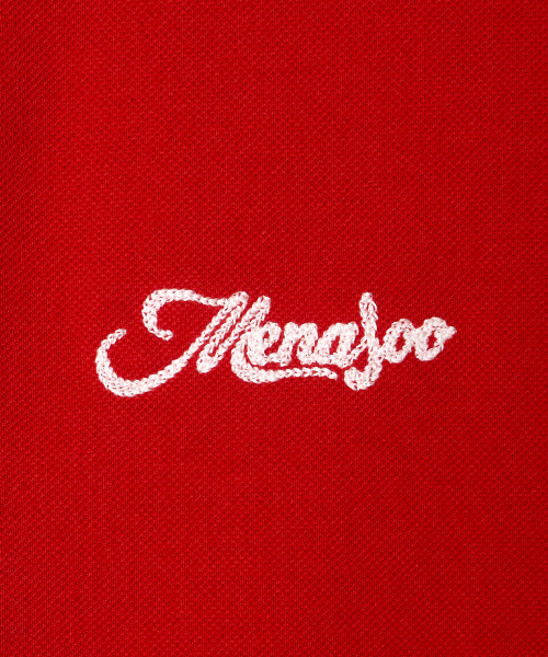 MENASOO(ミナス)の「Silky Cotton Round PK Tshirts_Red(Tシャツ/カットソー・レディース・レッド・2/1)」の16枚目の写真