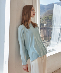 コージー長袖Tシャツ DEVI-T0053-ペールミント