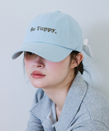 YUPPE（ヨッペ）の「Y RIBBON BALL CAP_SKY BLUE（キャップ）」
