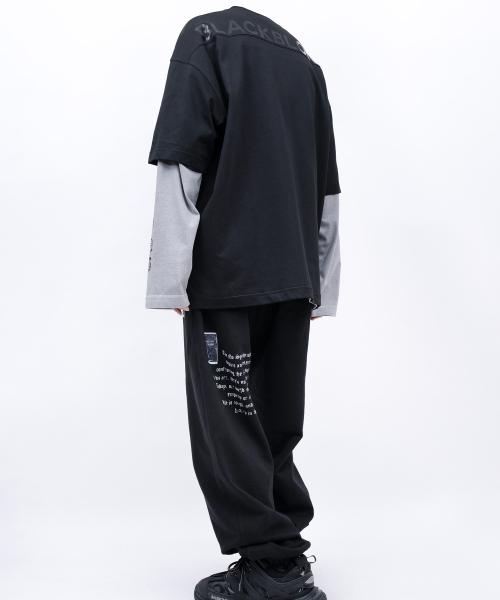 BLACK BLOND(ブラック ブロンド)の「ビビディヒドゥンスローガン半袖Tシャツ(ブラック)(Tシャツ/カットソー・レディース・その他・SMALL/MEDIUM/LARGE/X-LARGE/XX-LARGE/XXX-LARGE)」の5枚目の写真