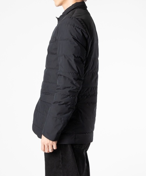 HERNO(ヘルノ)の「HERNO 2 LAYER PROMETEO BLAZERS DOWN JACKET ヘルノ 2レイヤー テイラード ダウンジャケット(ダウンジャケット/コート・メンズ・ブラック・48/46/52/50)」の6枚目の写真