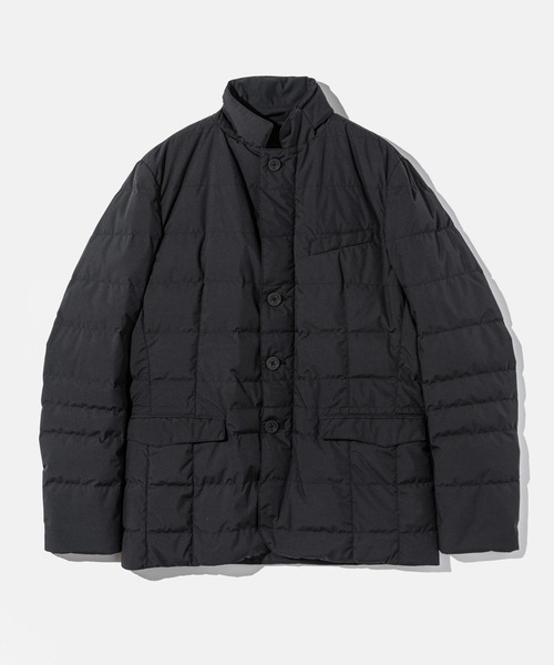 HERNO(ヘルノ)の「HERNO 2 LAYER PROMETEO BLAZERS DOWN JACKET ヘルノ 2レイヤー テイラード ダウンジャケット(ダウンジャケット/コート・メンズ・ブラック・48/46/52/50)」の8枚目の写真