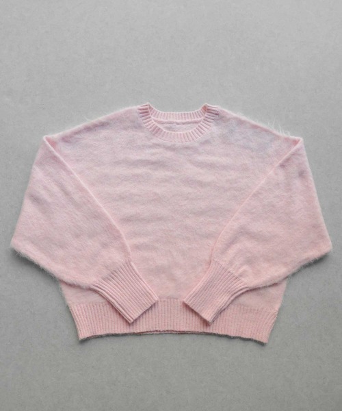 Bulue.】モヘアシャギーニット トップス（ニット/セーター）｜Bulue