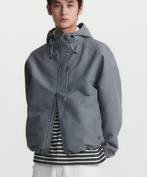 HOOD ZIP UP JACKET (grey)