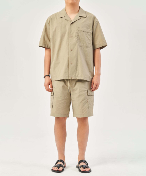 PLAC(プラック)の「オープンカラー半袖シャツカーキ(シャツ/ブラウス・メンズ・その他・LARGE/MEDIUM/SMALL)」の3枚目の写真