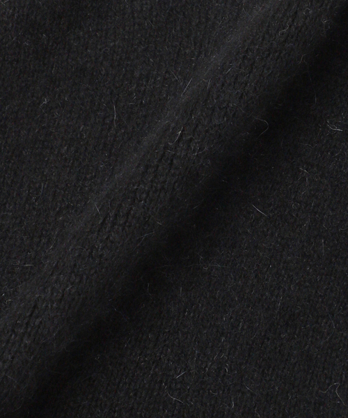 B.C STOCK（ベーセーストック）の「《追加2》2層スムース編みニットブルゾン（カーディガン/ボレロ・レディース・チャコールグレー/ブラック/ブラウン/ベージュ・FREE）」の15枚目の写真